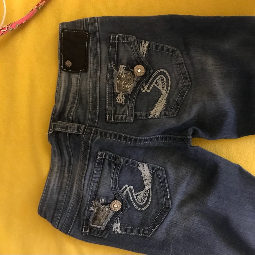 Silver Jeans (NEVER WORN)
